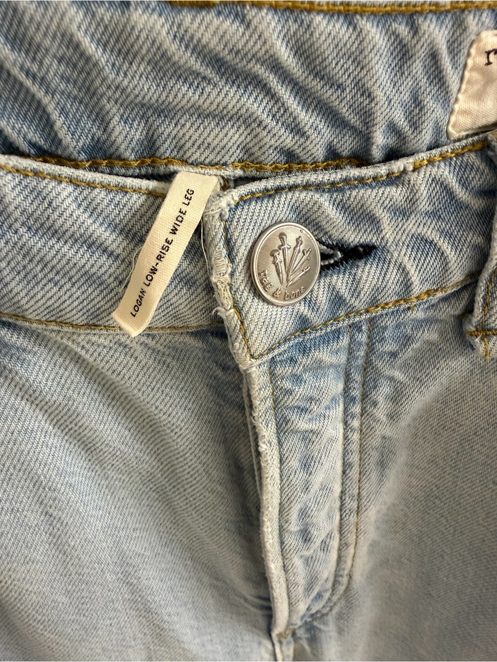 rag & bone Logan Low Rise Wide Leg Jean - Picture 2 of 5